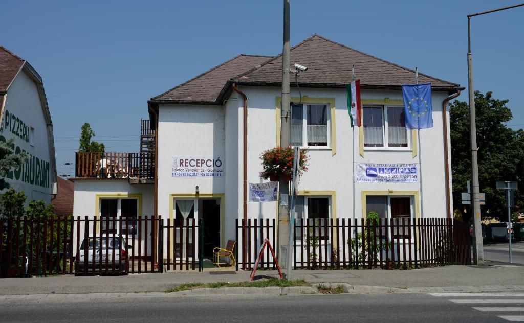 Balaton Vendeghaz Fonyod Hotel Eksteriør billede